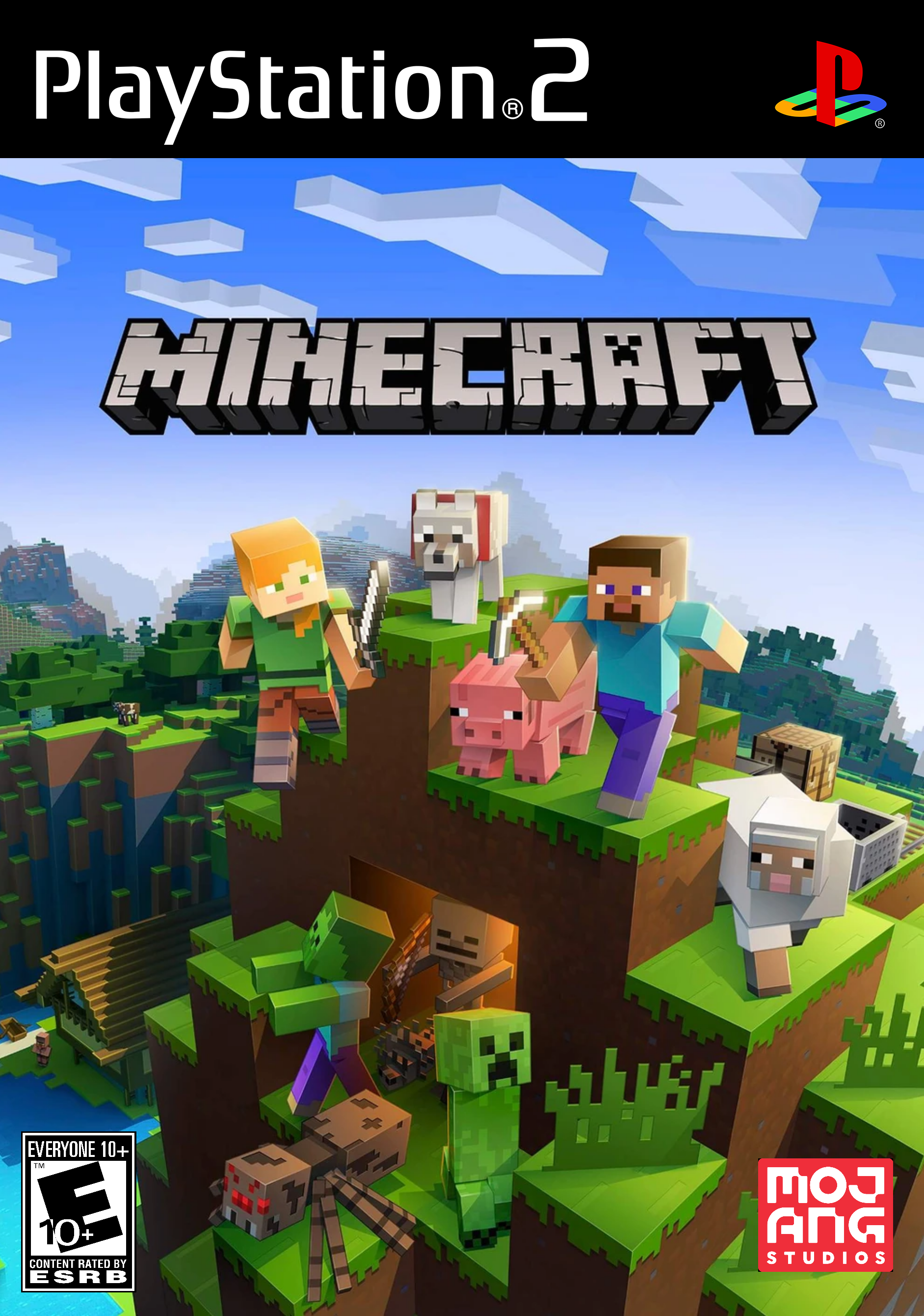 Minecraft on Playstation 2